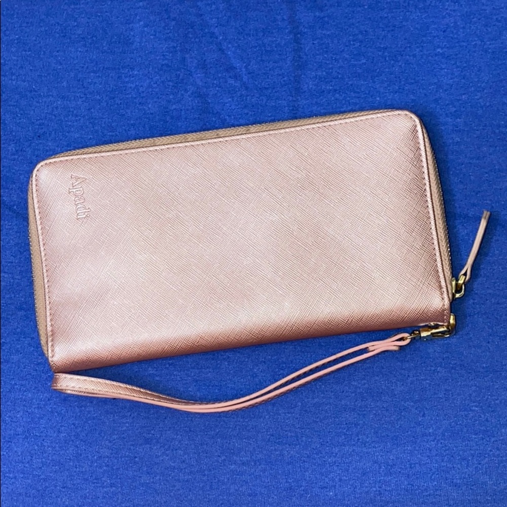 Rose Gold Passport Wristlet